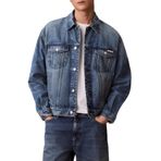 Calvin Klein Logolu Pamuklu Relaxed Fit Düğmeli Kot Ceket LV04RD706GZY2 Erkek KOT CEKET LV04RD706G ZY2