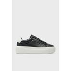 Calvin Klein Logolu Platform Taban Sneaker Ayakkabı HW0HW02202BEH Kadın Ayakkabı HW0HW02202 Beh - 2J9-Siyah
