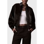 Calvin Klein Logolu Relaxed Fit Klasik Yaka Bomber Ceket LV047E508GUB1 Bayan Ceket LV047E508G Ub1 - XS - Siyah