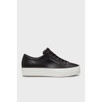 Calvin Klein Logolu Sneaker Ayakkabı YW0YW016330GM Bayan Ayakkabı YW0YW01633 0gm - Beyaz - Siyah