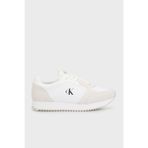 Calvin Klein Logolu Süet Detaylı Sneaker Ayakkabı YW0YW0164402Z AYAKKABI YW0YW01644 02Z