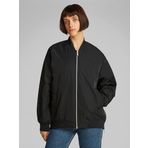 Calvin Klein LONG BOMBER Kadın Ceket, Siyah, S