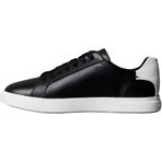 Calvin Klein Low Pro Cup Lace Up Lth Moire Kadın Spor Ayakkabı, Bright White/Black, 37