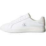 Calvin Klein Low Pro Cups Lth Mg Kadın Spor Ayakkabı, Beyaz, 38