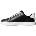 Calvin Klein Low Pro Cups Lth Mg Kadın Spor Ayakkabı, Siyah, 38