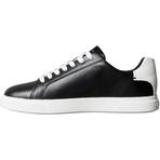 Calvin Klein Low Pro Cups Lth Mg Kadın Spor Ayakkabı, Siyah, 39