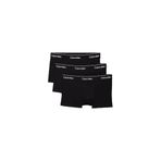 Calvin Klein Low Rise Erkek Siyah 3'lü Boxer, Siyah-Siyah-Siyah, M