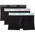 Calvin Klein LOW RISE TRUNK 3Pk Erkek Boxer, Black Bodies w/Black/Light Cast/Fe, L