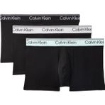 Calvin Klein LOW RISE TRUNK 3Pk Erkek Boxer, Black Bodies w/Black/Light Cast/Fe, XL