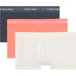 Calvin Klein Low Rise Trunk 3Pk Erkek Çoklu Paket Iç Giyim, Turuncu, S