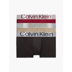 Calvin Klein Low Rıse Trunk 3Pk Erkek Çoklu Paket/İç Giyim, Çok Renkli, S