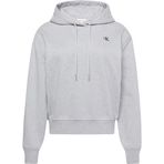 Calvin Klein Ls Archive Terry Po Hood Kadın Sweatshirt, Gri, Xs