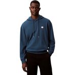 Calvin Klein LS EU BADGE 350TERRY HOODIE Erkek Sweatshirt, Navy Teal, M