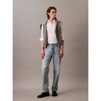 Calvin Klein Ls Solıd Stretch Slım Shırt Erkek Gömlek LV04LB145G-YAA - Beyaz - XL