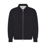 Calvin Klein LS WAFFLE-LINED PREMIUM SHIRT JA Erkek Siyah Fermuarlı Ceket