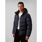 Calvin Klein LV04RC518 Ls Nylon Zip Off Hood Down Puffe Erkek Mont - Lacivert - XS