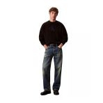Calvin Klein Lv04rd305 Ls Cttn Cashmere 3D Logo Erkek Sweatshirt