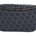 Calvin Klein MATTE AOP SQ WAISTBAG 38 Erkek Çanta, Siyah, Tek Beden