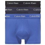 Calvin Klein Mavi 3'lü Düşük Bel Erkek Boxer