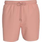 Calvin Klein Medium Drawstring Deniz Şortu, L, KM0KM01166, Pembe, Erkek