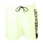 Calvin Klein Medium Drawstring-Graphic Erkek Mayo, Yeşil, S