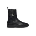 Calvin Klein Metal Logolu Bilek Boy Kadın Siyah Bot HW0HW02663-BEH