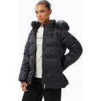 Calvin Klein Mid Down Kadın Siyah Ceket - UB1-Siyah