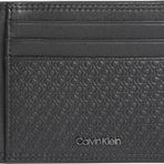 Calvin Klein Mınımalısm Id Cardholder Erkek Cüzdan, Siyah, Tek Beden