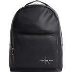 Calvin Klein MONO LOGO BACKPACK 40 Erkek Sırt Çantası, Siyah, Tek Beden