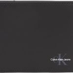 Calvin Klein MONO LOGO BIFOLD Erkek Cüzdan, Siyah, Tek Beden