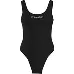 Calvin Klein One Piece Kadın Mayo, Siyah, S