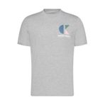 Calvin Klein Organik Pamuklu Logolu T-Shirt, 2XL, LV04RC843G, Gri, Erkek