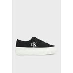 Calvin Klein Pamuk Karışımlı Kanvas Ayakkabı YW0YW017630GM Bayan Ayakkabı YW0YW01763 0gm - Beyaz - Siyah