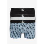 Calvin Klein Pamuklu Logolu 3 Pack Boxer LV00NB447253Q Erkek BOXER LV00NB4472 53Q