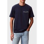 Calvin Klein Pamuklu Regular Fit Logolu Bisiklet Yaka T Shirt LV04RF822G9EI Erkek T Shirt LV04RF822G 9eı - Mor