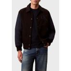 Calvin Klein Pamuklu Regular Fit Logolu Bomber Ceket LV04RD400GUB1 Erkek Ceket LV04RD400G Ub1 - Siyah