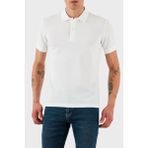 Calvin Klein Pamuklu Slim Fit Düğmeli Polo Yaka T Shirt K10K114484YAF Erkek Polo Yaka T Shirt K10K114484 Yaf - Beyaz - XL