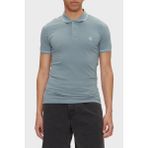 Calvin Klein Pamuklu Slim Fit Düğmeli Yaka Polo T Shirt J30J315603CKM Erkek Polo Yaka T Shirt J30J315603 Ckm - Açık Mavi