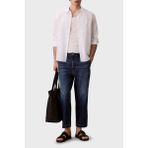 Calvin Klein Pamuklu Tapered Fit Yüksek Bel Jeans LV04RC740GX87 Erkek Kot Pantolon LV04RC740G X87 - Lacivert - 31