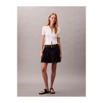 Calvin Klein PLEATED DENIM SKIRT CK CLASSIC R Lacivert Kadın Etek