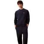 Calvin Klein Premium Terry Monogram Jogger Erkek Eşofman Altı, Mavi, S