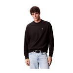 Calvin Klein Premium Terry Monogram Sweatshirt, S, LV04RC277G, BLACK, erkek