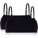 Calvin Klein QF6040E-001 Siyah 2'li Kadın Bralet Spor Atleti