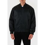 Calvin Klein Regular Fit Kolej Yaka Su Itici Bomber Ceket LV04RC526GUB1 Erkek Ceket LV04RC526G Ub1 - Siyah - 2XL