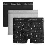 Calvin Klein Renkli U2664G-YKS 3'lü Erkek Boxer