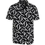 Calvin Klein Resort Shirt-Print Siyah Erkek T-shirt
