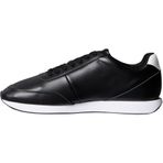 Calvin Klein Retro Runner Ess Lth Siyah Sneaker, 44, YM0YM01355, Black/Bright White, Erkek