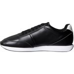 Calvin Klein Retro Runner Ess Lth Siyah Sneaker, 45, YM0YM01355, Black/Bright White, Erkek