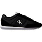 Calvin Klein Retro Runner Ess Mix Mat Erkek Spor Ayakkabı, Black/Stormfront/Vaporous White, 42