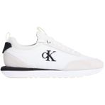 Calvin Klein RETRO RUNNER SOCK LACEUP MIX Kadın Spor Ayakkabı, Bright White/Black/Marshmallow, 37